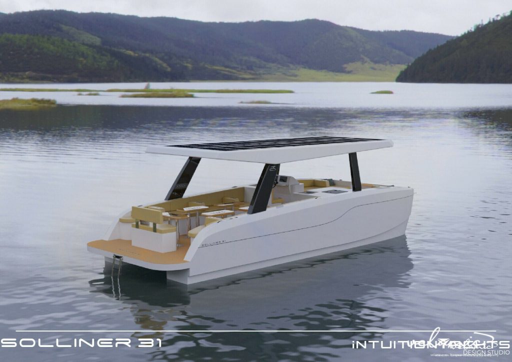 Bateaux solaires et électriques : Meva, Solliner